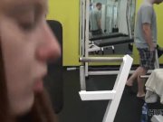 HUNT4K. La ingenua conejita de gimnasio tiene sexo con un hombre rico 15/16
