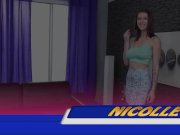 Gorgeous Brunette Oils Up And Gets Herself Off 4/16