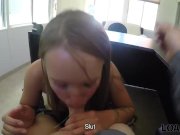 LOAN4K. Seductive cutie Liza tastes dick of loan agent in his office 9/16