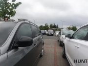 HUNT4K. After short conversation, brunette agrees to have dirty sex 2/16