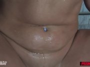 Flower Tucci drinks his pee and sucks his cock 8/16