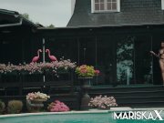 MARISKAX Mariska gets stuffed by black dick outside 1/16