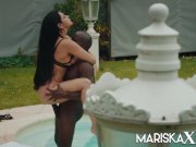 MARISKAX Mariska gets stuffed by black dick outside 15/16