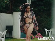 MARISKAX Mariska gets stuffed by black dick outside 2/16