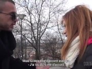 HUNT4K. Rousse envoûtante avec des seins impressionnants est heureuse de ba 4/16