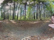 Superb Yanks VR Turquoise Masturbating Outdoors 13/16