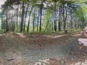 Superb Yanks VR Turquoise Masturbating Outdoors 15/16