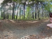 Superb Yanks VR Turquoise Masturbating Outdoors 16/16