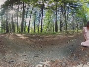 Superb Yanks VR Turquoise Masturbating Outdoors 3/16