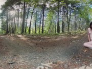 Superb Yanks VR Turquoise Masturbating Outdoors 5/16