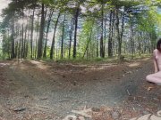 Superb Yanks VR Turquoise Masturbating Outdoors 7/16