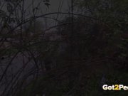 Pretty Girl Pees in Nature 16/16