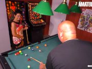 AMATEUREURO - Brunette German Mature Meggy Cheats With Horny Fat Man 3/16