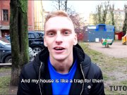 TUTOR4K. Guy gently makes it with teacher who turns out to be BDSM lover 1/16