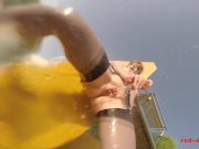 Sexy mature Red XXX masturbates outside by the pool 16/16