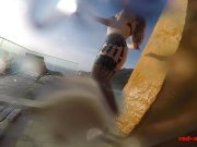 Sexy mature Red XXX masturbates outside by the pool 7/16