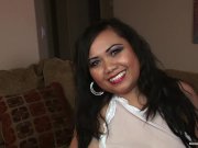 Chubby Asian amateur gets double stuffed by two men 2/16