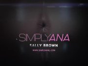 Hot Brunette Sally Brown Takes Anal Drilling 2/16
