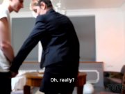 TUTOR4K. Teacher in stockings is penetrated very fast by student at home 8/16