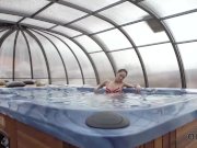 OLD4K. Old guy gets lucky to make love to gorgeous young lady 1/16