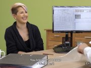 LOAN4K. Loan agent offers sexy customer credit for hard banging 6/16