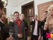Rich Guys Got Their Cocks Sucked On This Gangbang 6/16
