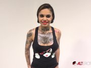 Interview with busty tattooed babe Genevieve Sinn 15/16