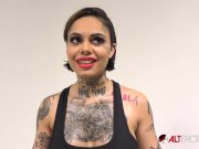 Interview with busty tattooed babe Genevieve Sinn 7/16