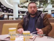 HUNT4K. Hunter fucks gorgeous redhead in the public restroom 1/16