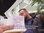 HUNT4K. Hunter fucks gorgeous redhead in the public restroom 4/16