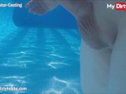 MyDirtyHobby - Busty teen gangbanged by old guys at the pool 7/16