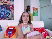 TRUE ANAL Teen newcomer Bailey Base gets gaped 2/16