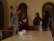 DADDY4K. Naughty chicks with ease trick experienced daddy into threesome 2/16