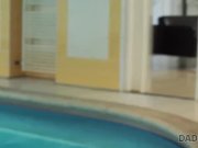 DADDY4K. Old man and stepsons stunning gf have sex in nice poses 1/16