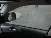 HUNT4K. Slutty girl has dirty sex in the car in front of bf 9/16