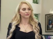 Big Tit Blonde Makes Her Wimpy Cucked Husband To Watch Her Fuck Well Hung I 1/16