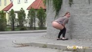 Public peeing girls - City pissing at its sexiest
