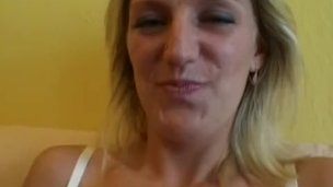 Amateur teen GF toyed and fucked by 2 guys