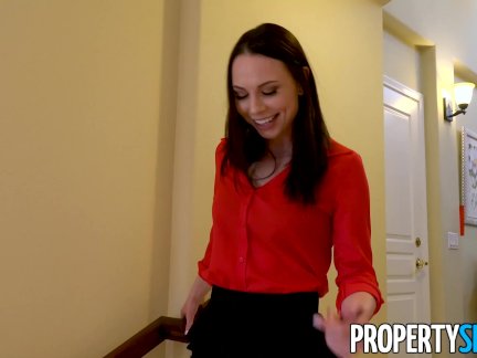 PropertySex - Birthday blowjob and pussy for lucky homeowner