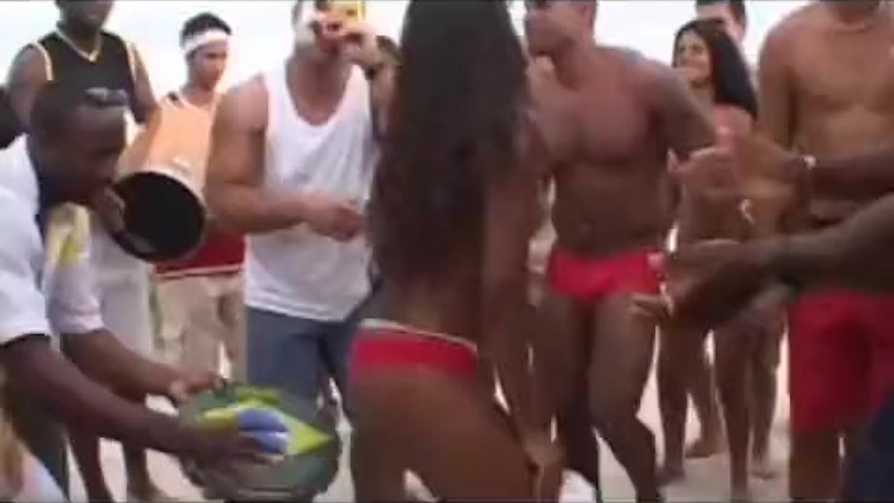 Brazil gangbang beach