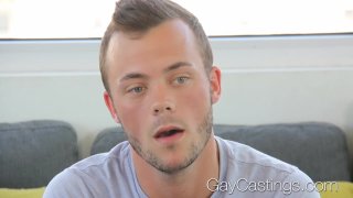 Gay Porn Blue Eyes - Blue eyed stud Chad fucks on porn audition - RedTube